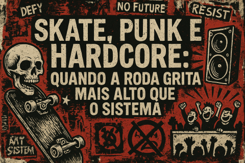 Skate, Punk e Hardcore: Quando a Roda Grita mais alto que o Sistema!